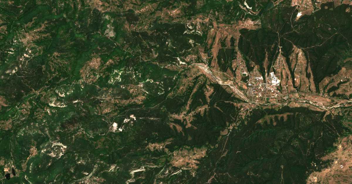 Mapa por satélite de Albanci