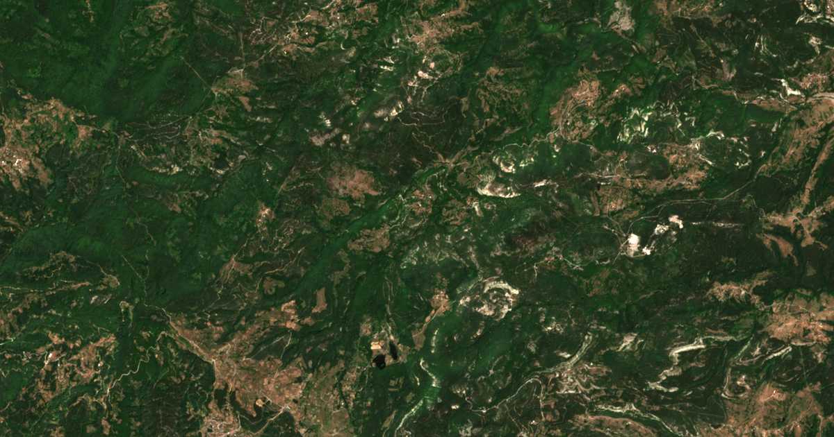 Mapa por satélite de Brežana