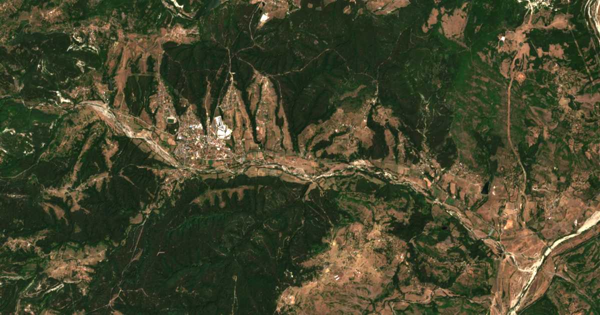 Mapa por satélite de Čakalci