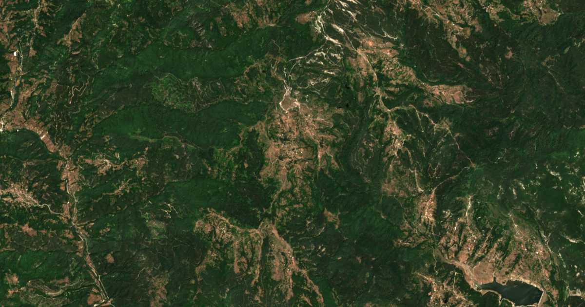 Mapa por satélite de General Geševo