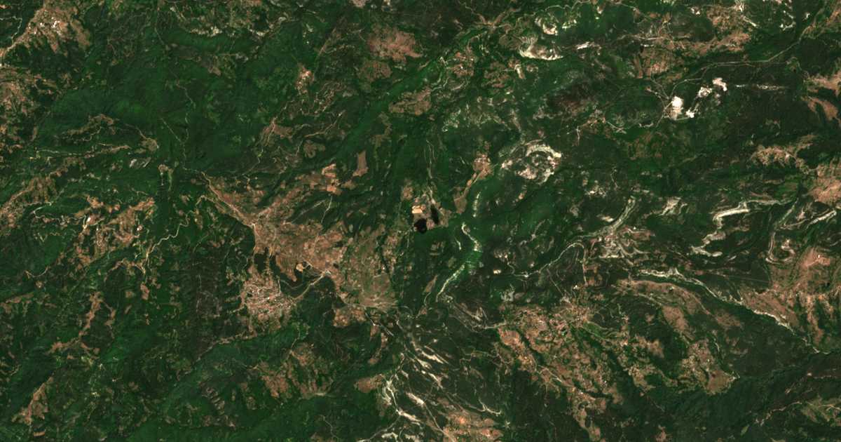 Mapa por satélite de Lebed