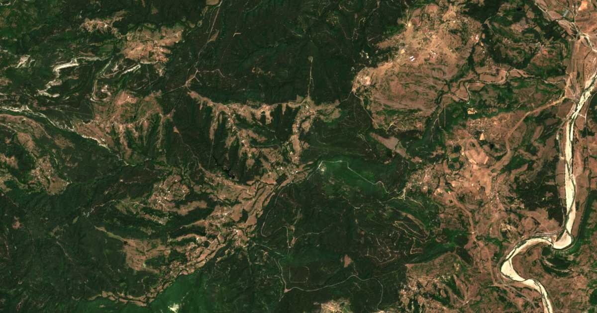 Mapa por satélite de Ovčevo