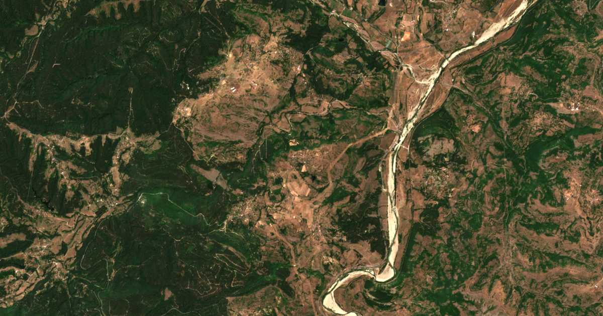 Mapa por satélite de Rogozari