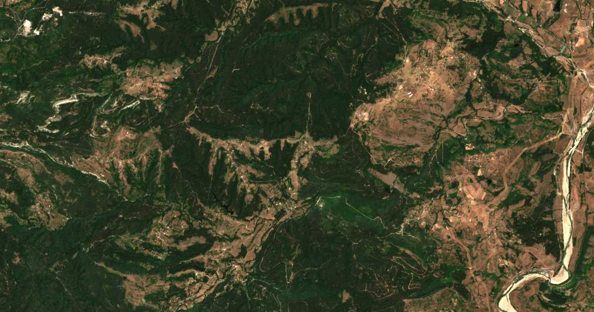 Mapa por satélite de Skalina