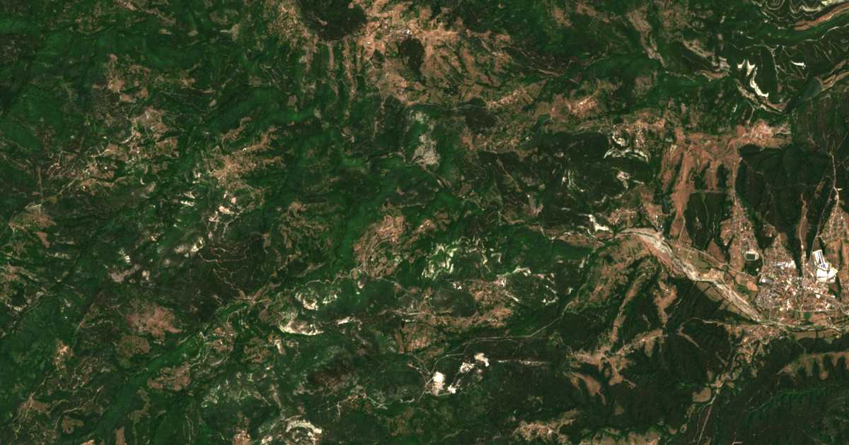 Mapa por satélite de Tǎrnovci