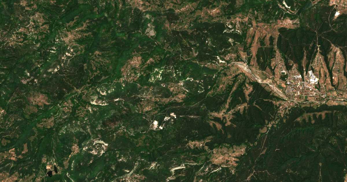Mapa por satélite de Vodeničarsko