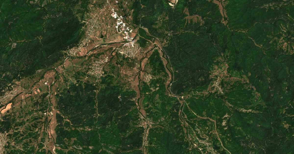 Mapa por satélite de Aprilci