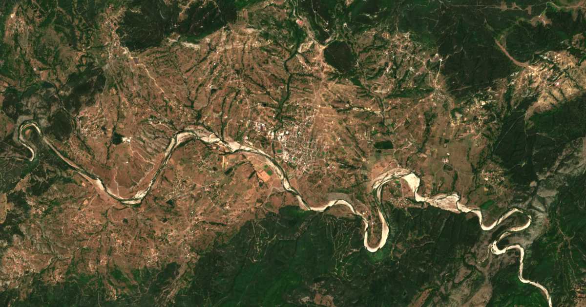 Mapa por satélite de Benkovski