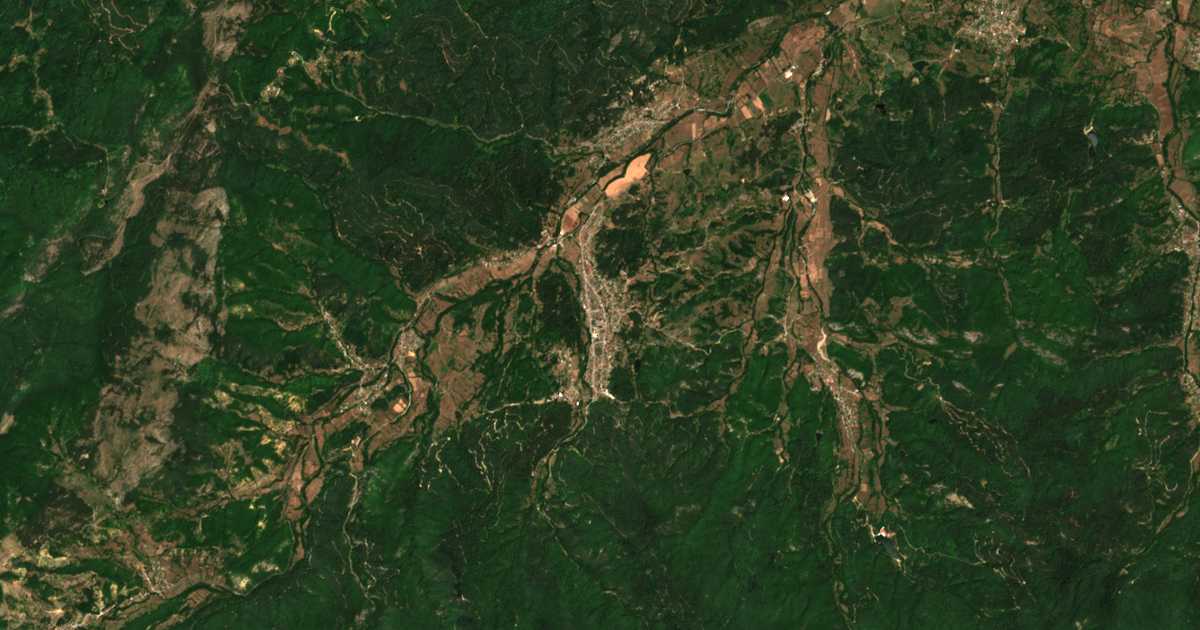 Mapa por satélite de Čakalarovo
