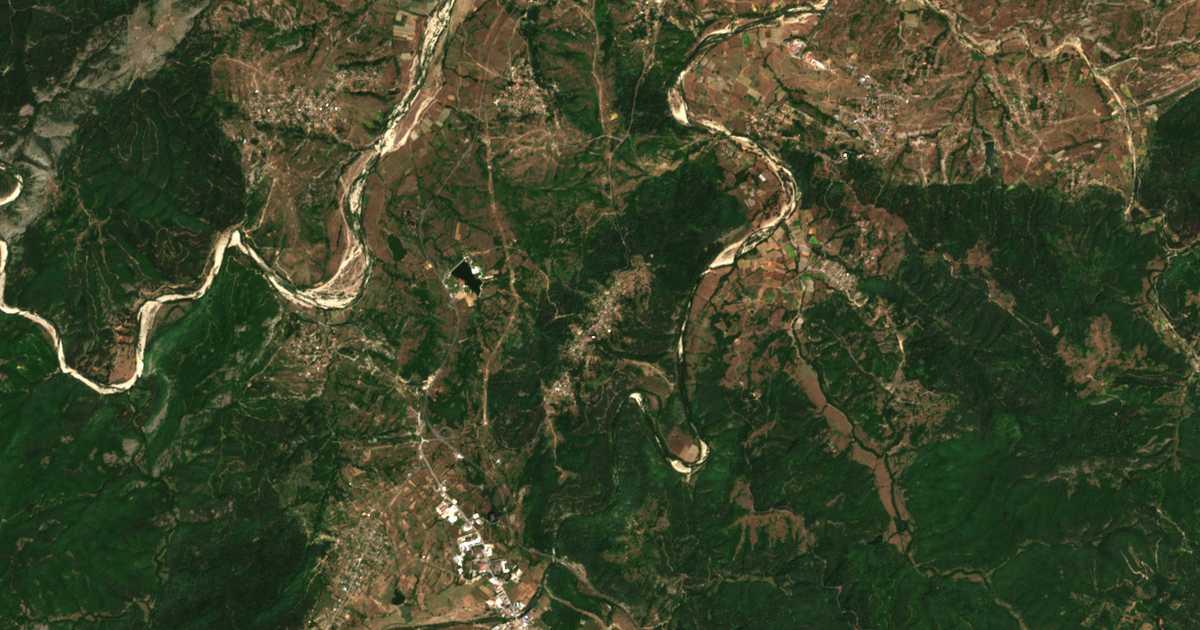 Mapa por satélite de Domište