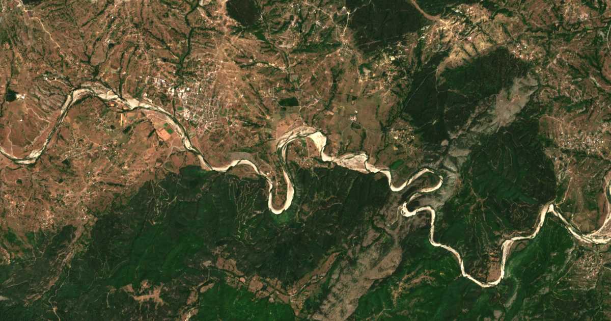 Mapa por satélite de Erovete