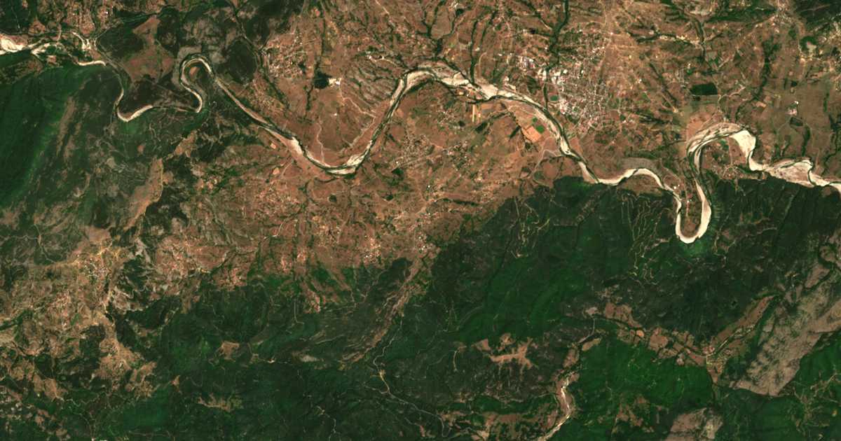 Mapa por satélite de Kitna