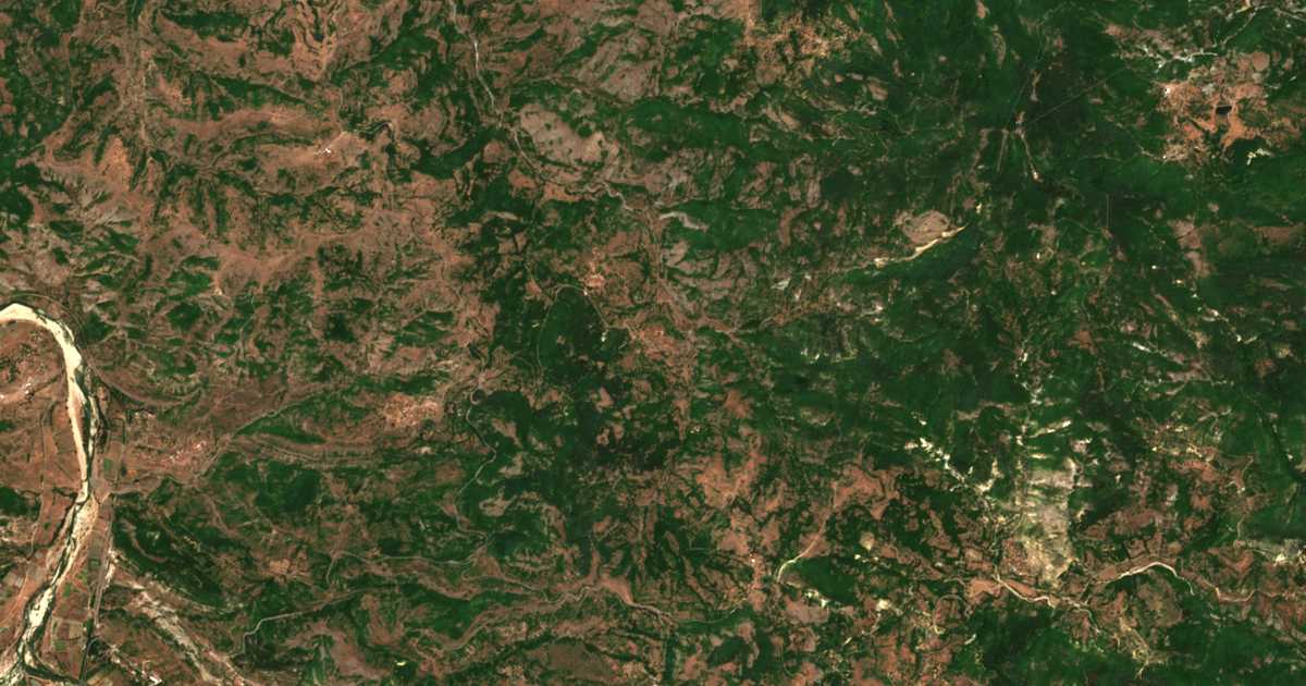 Mapa por satélite de Metlička