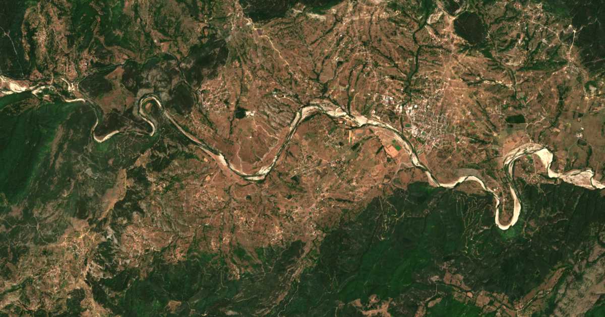 Mapa por satélite de Mogiljane