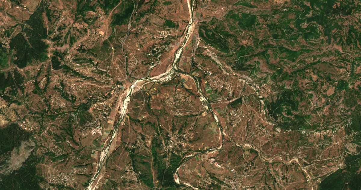 Mapa por satélite de Ostrovec