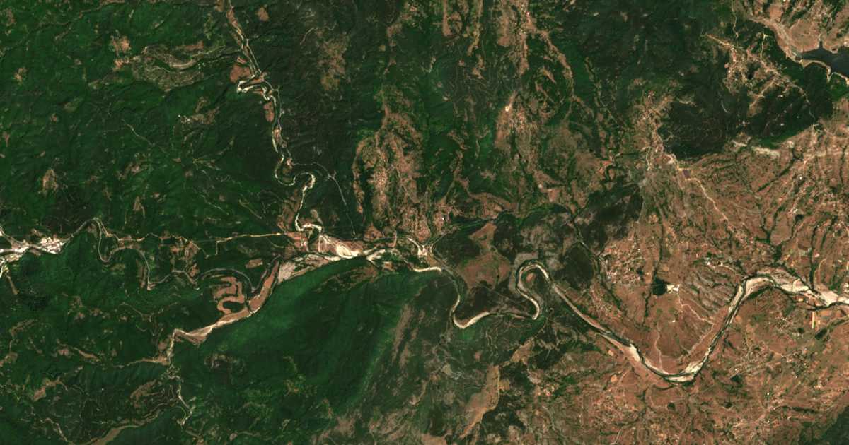 Mapa por satélite de Preseka