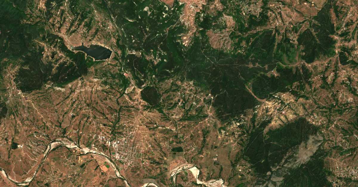 Mapa por satélite de Rastnik