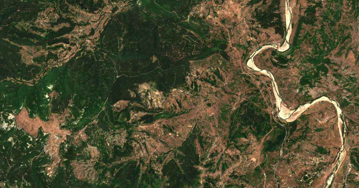 Mapa por satélite de Samodiva