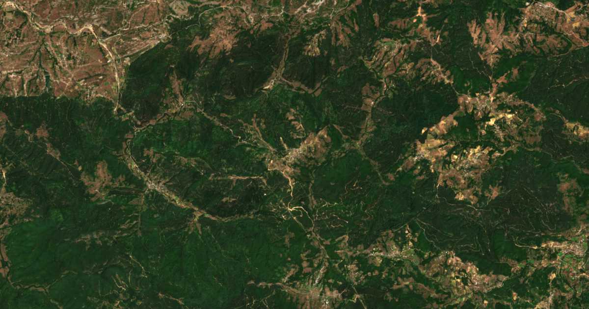 Mapa por satélite de Sredsko