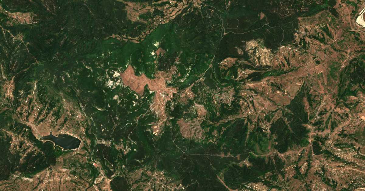Mapa por satélite de Stomanci