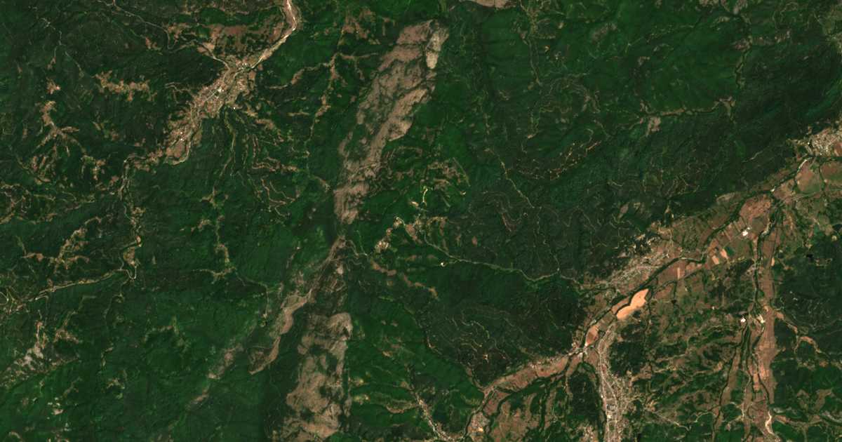 Mapa por satélite de Jakovica