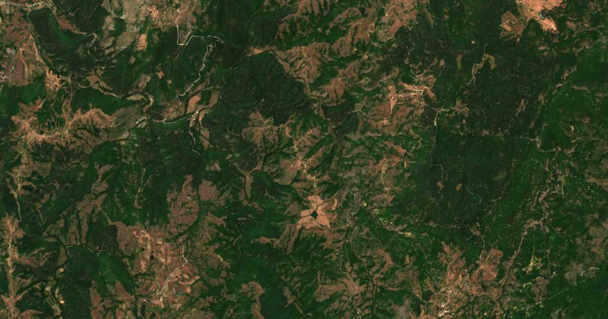 Mapa por satélite de Blagun