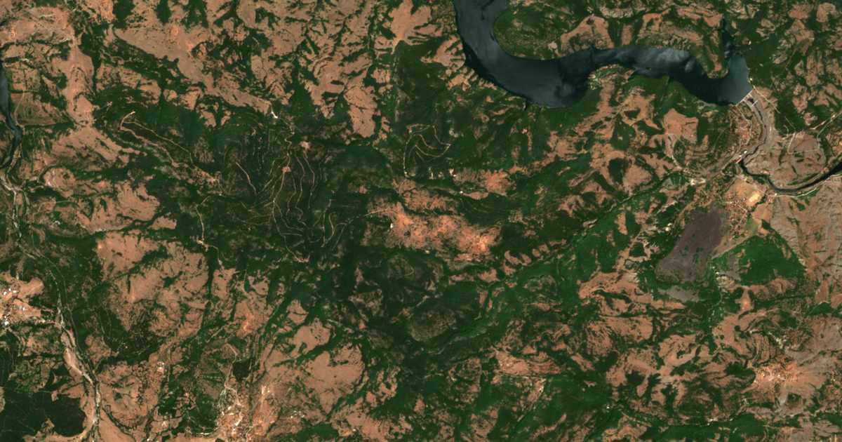 Mapa por satélite de Bojnik