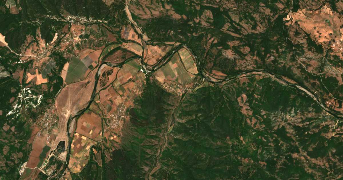 Mapa por satélite de Brjagovec