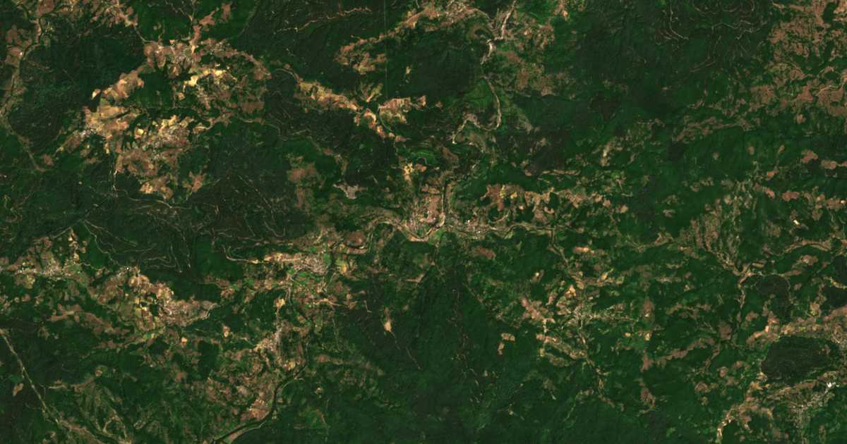 Mapa por satélite de Buk