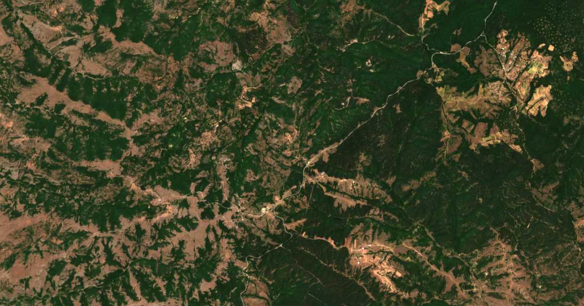 Mapa por satélite de Čal