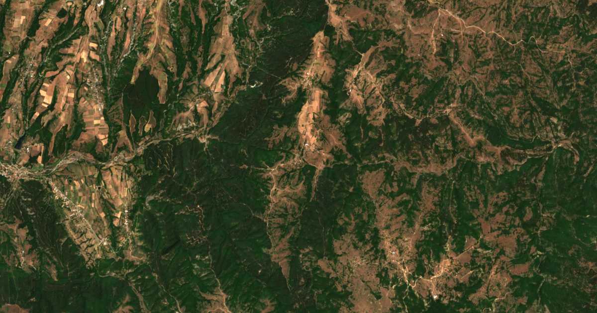 Mapa por satélite de Černooki