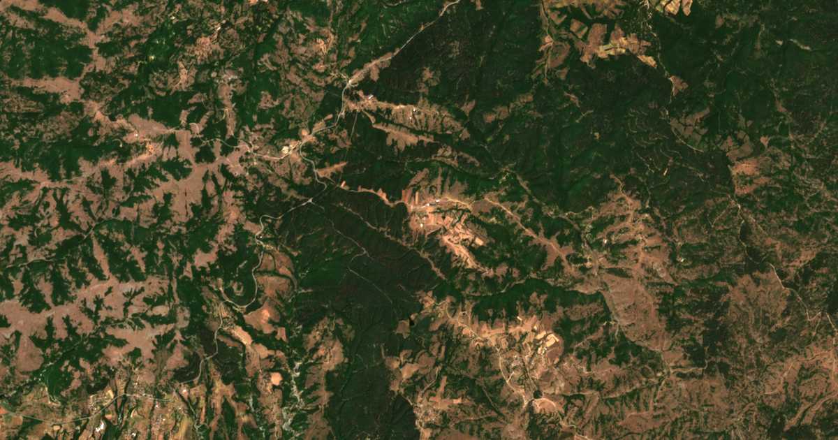 Mapa por satélite de Doborsko
