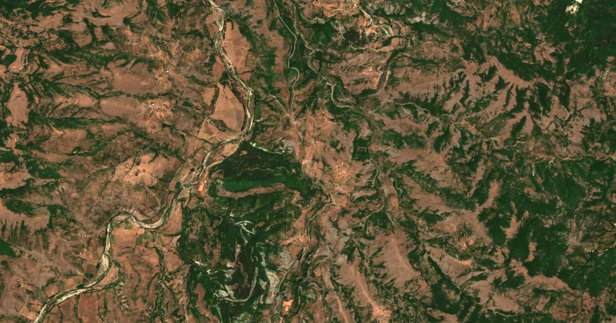 Mapa por satélite de Džanka
