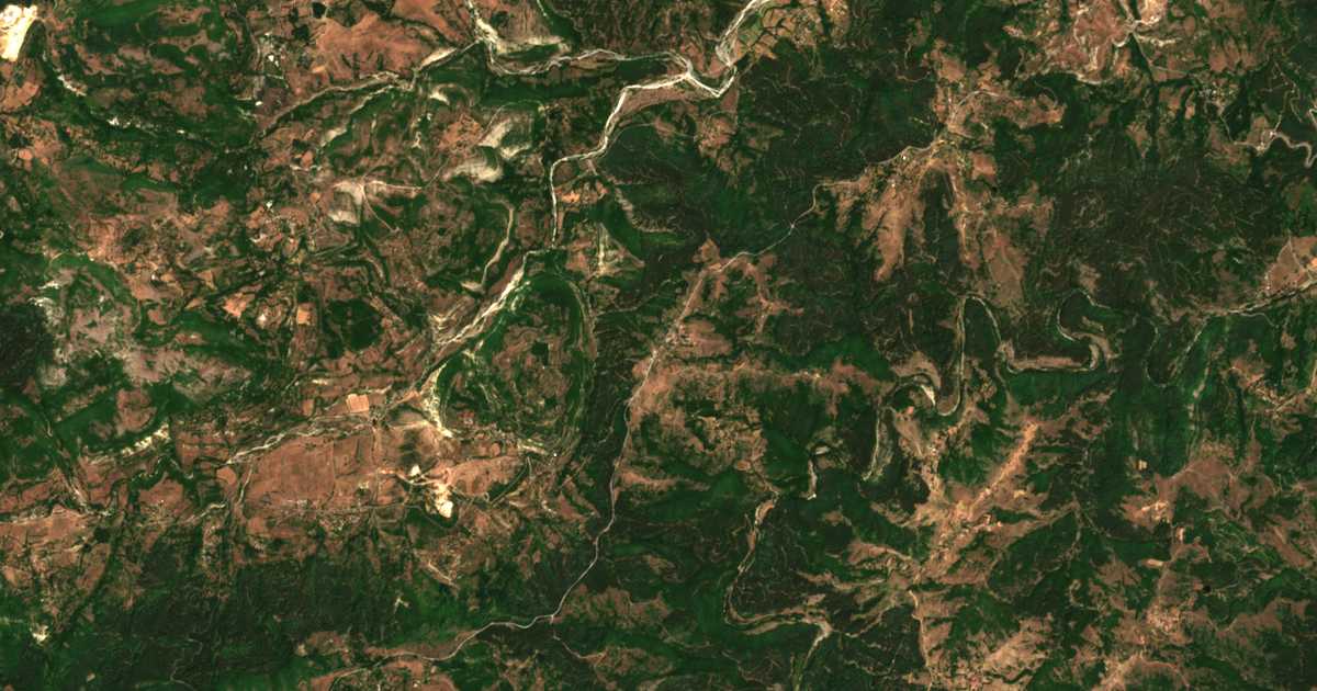 Mapa por satélite de Kandilka