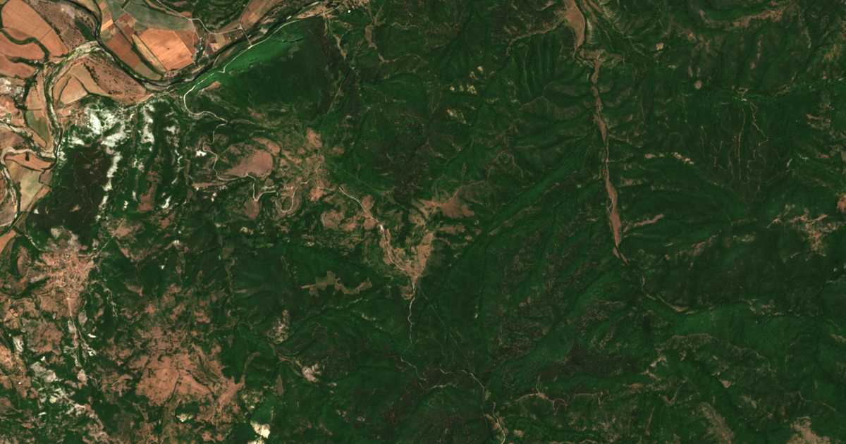 Mapa por satélite de Kožuharci
