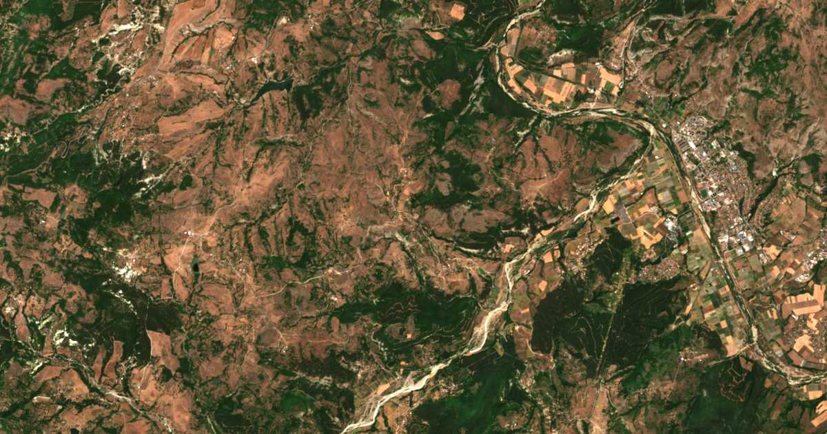 Mapa por satélite de Lulička