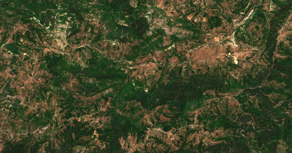 Mapa por satélite de Malka Činka