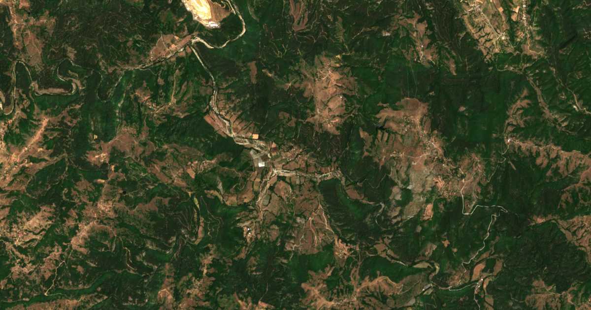 Mapa por satélite de Malko Kamenjane