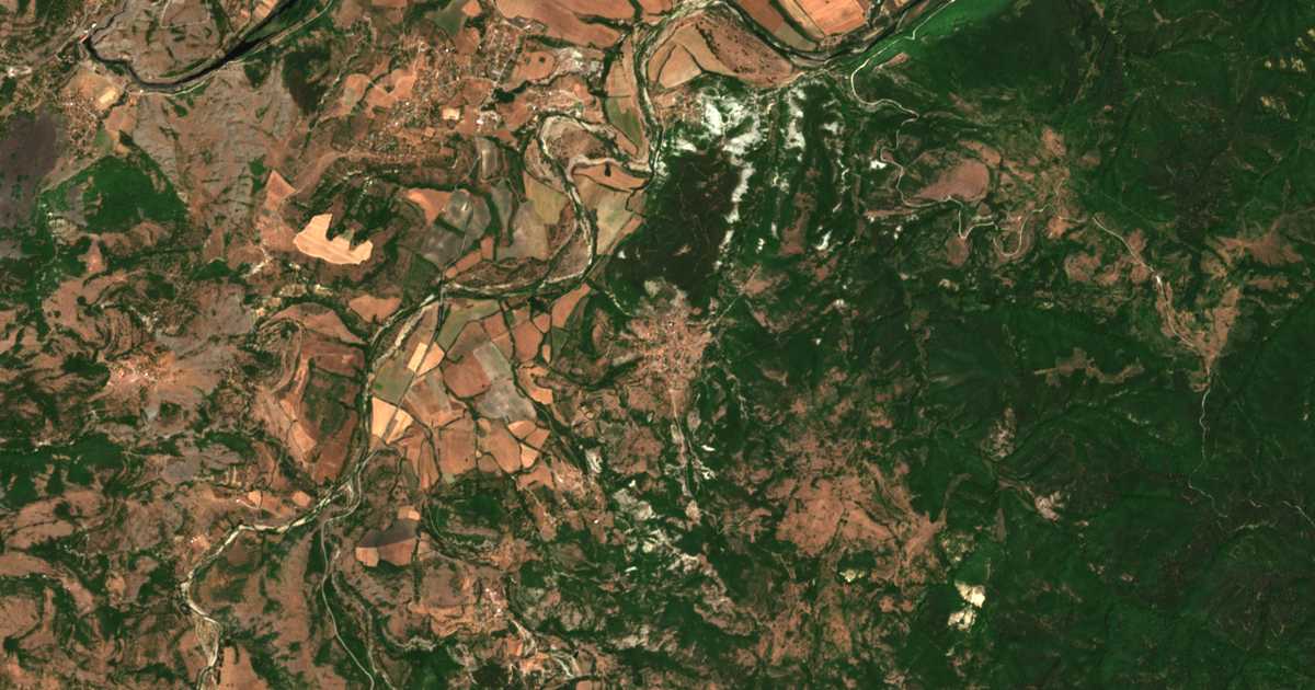 Mapa por satélite de Morjanci