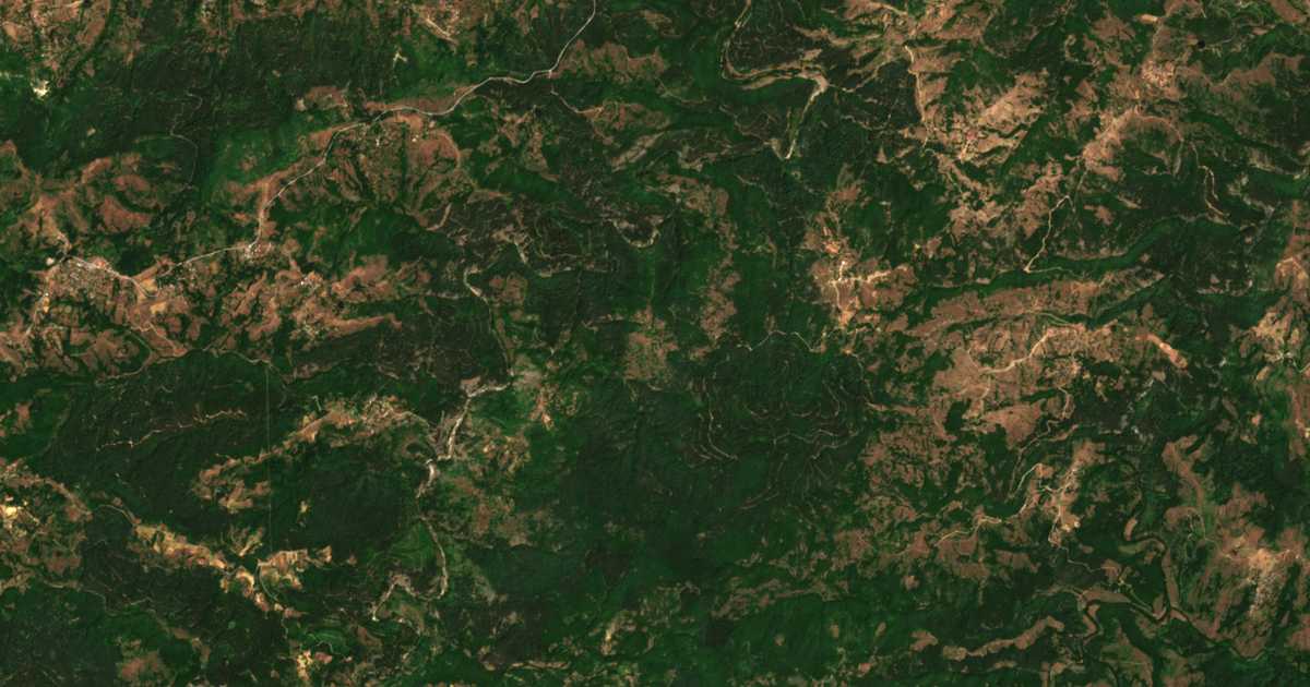 Mapa por satélite de Ručej