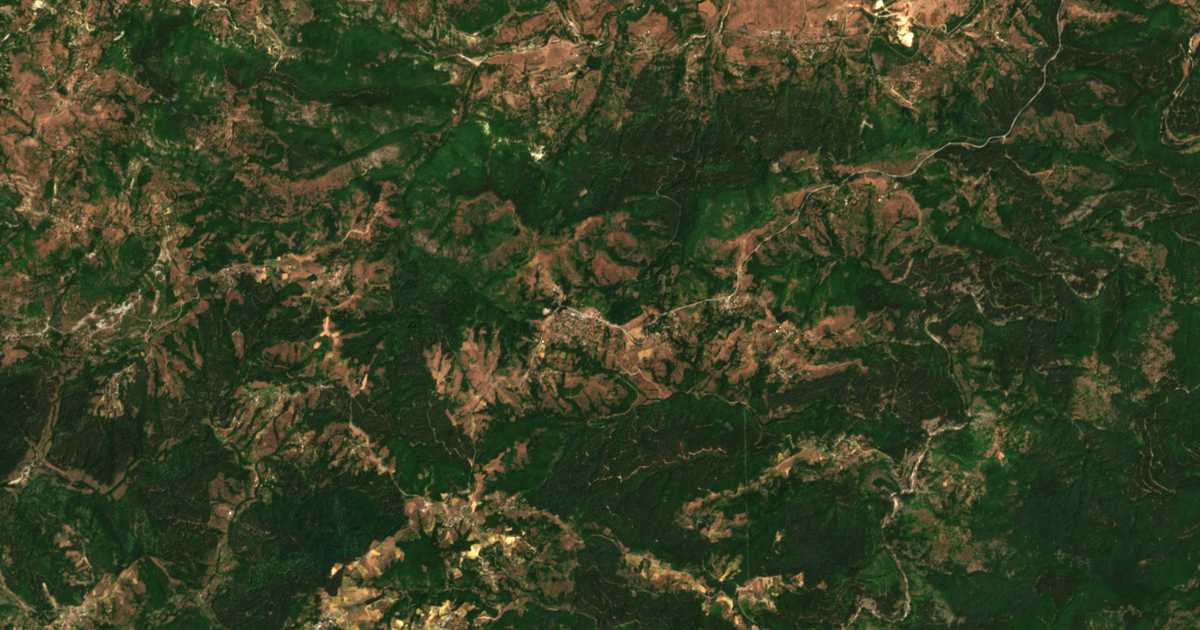 Mapa por satélite de Tokačka