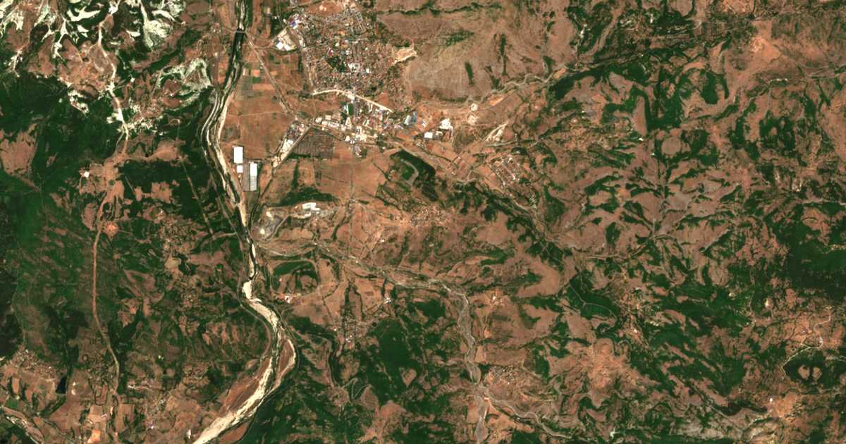 Mapa por satélite de Bagrjanka