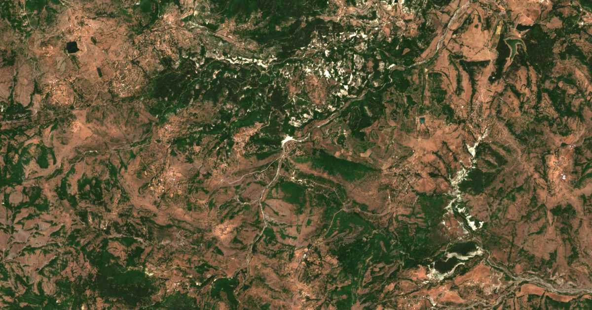 Mapa por satélite de Kos