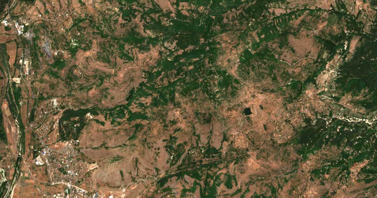 Mapa por satélite de Mančevo
