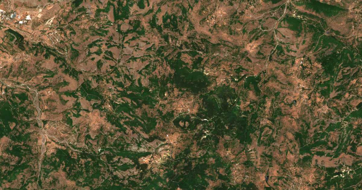 Mapa por satélite de Običnik