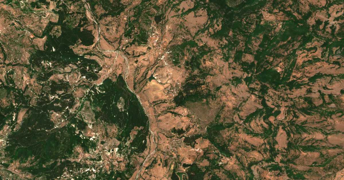 Mapa por satélite de Postnik