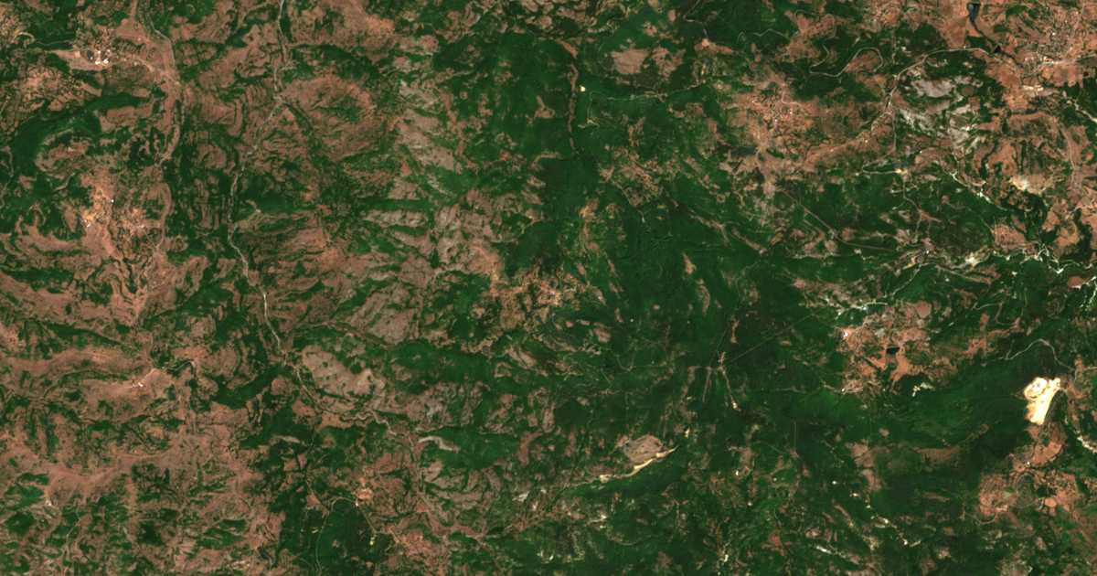 Mapa por satélite de Sence