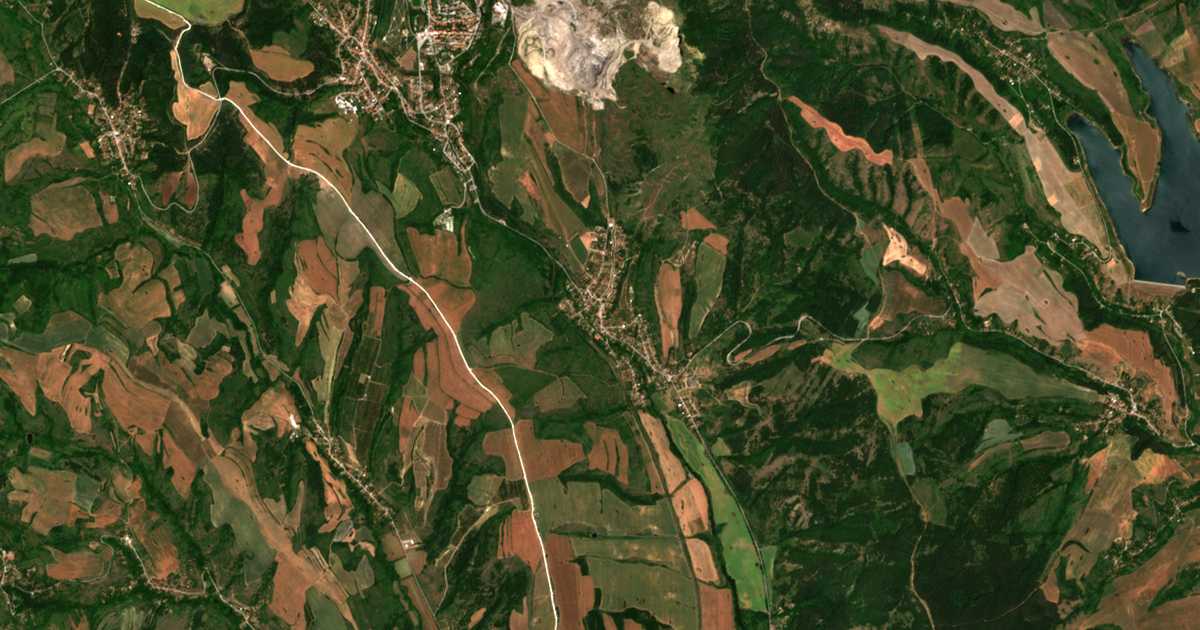 Mapa por satélite de Mlamolovo
