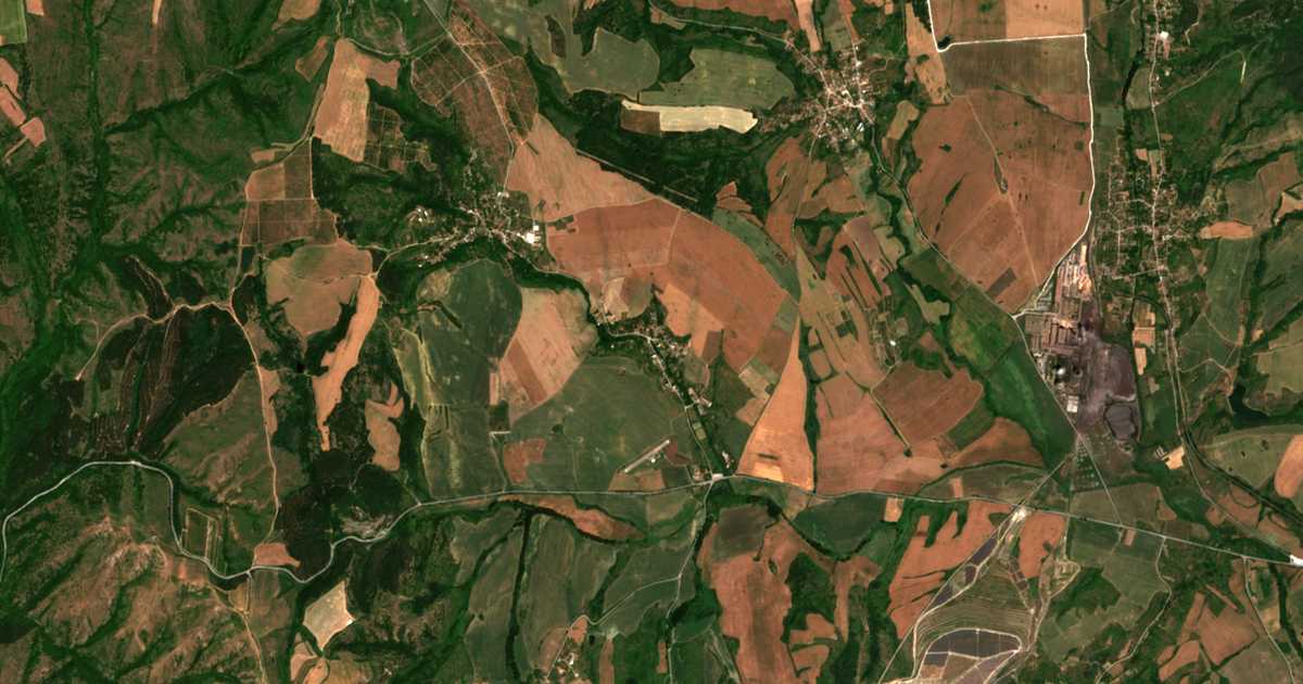 Mapa por satélite de Paničarevo