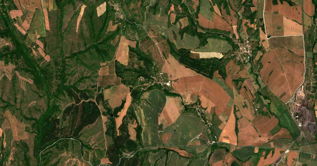 Mapa por satélite de Šatrovo